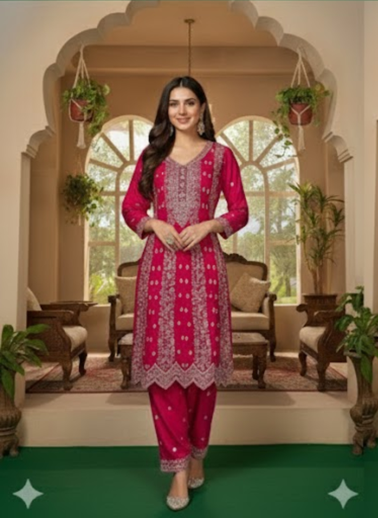 "Fuchsia Filigree."