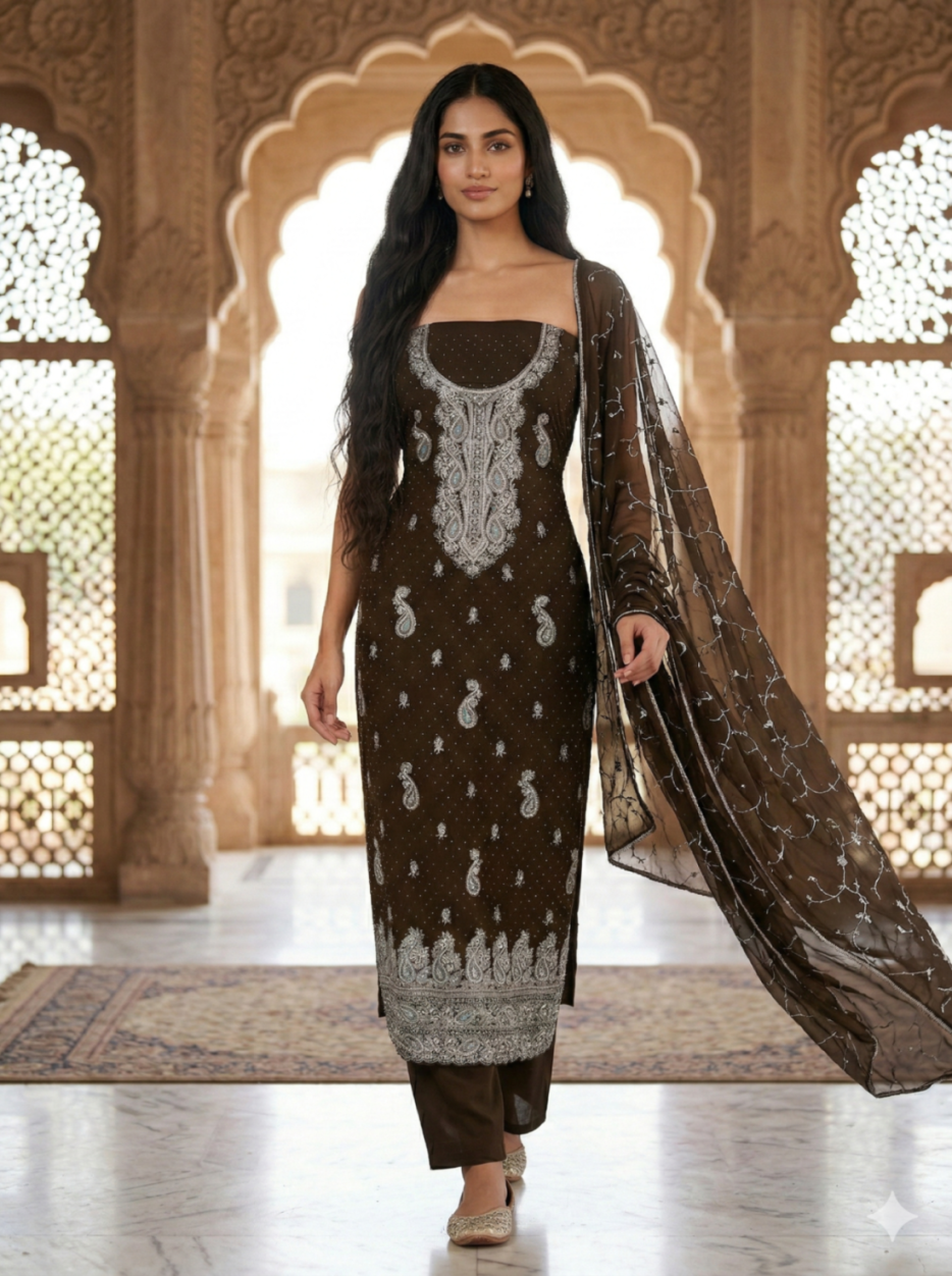Bamber Fox Aurelia Mocha Royale
