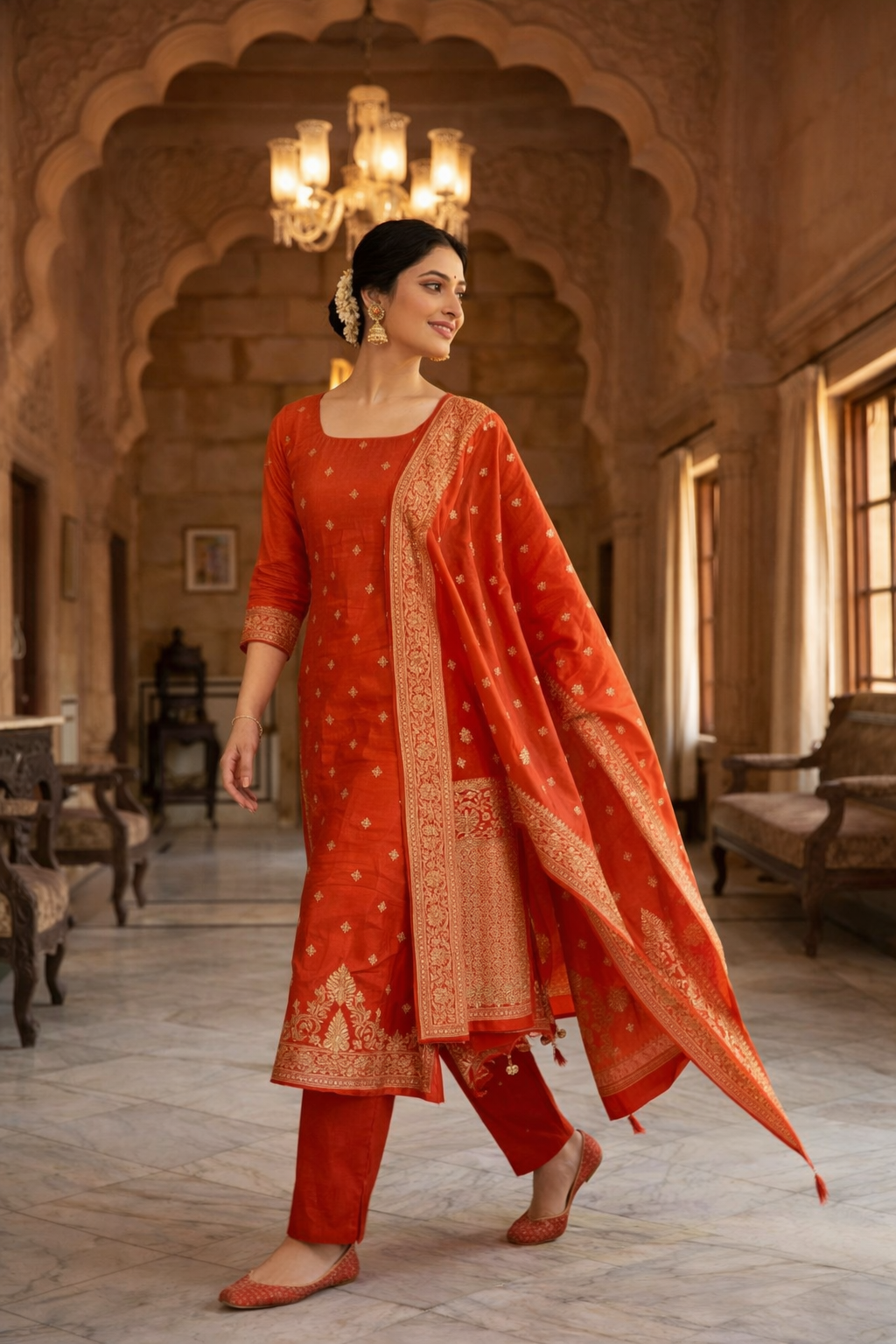 "The Majestic Haveli Muse"