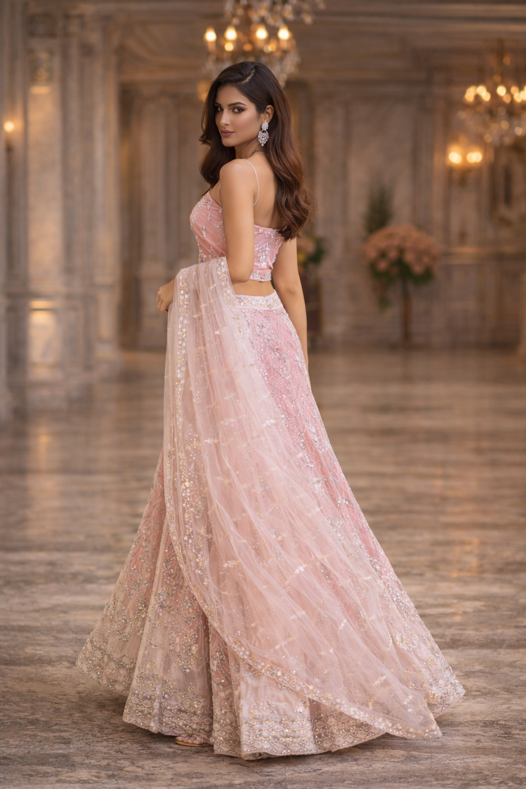 "The Rose Quartz Lehenga"