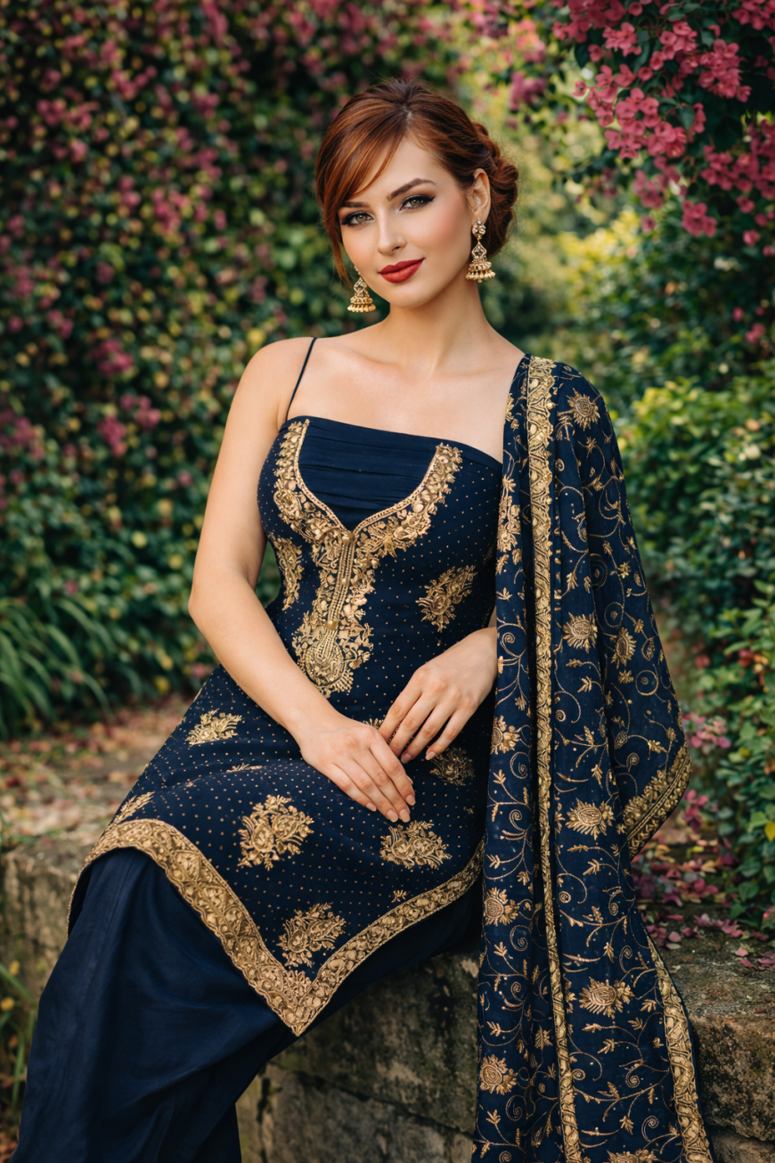 "The Ethereal Gilded Bloom"