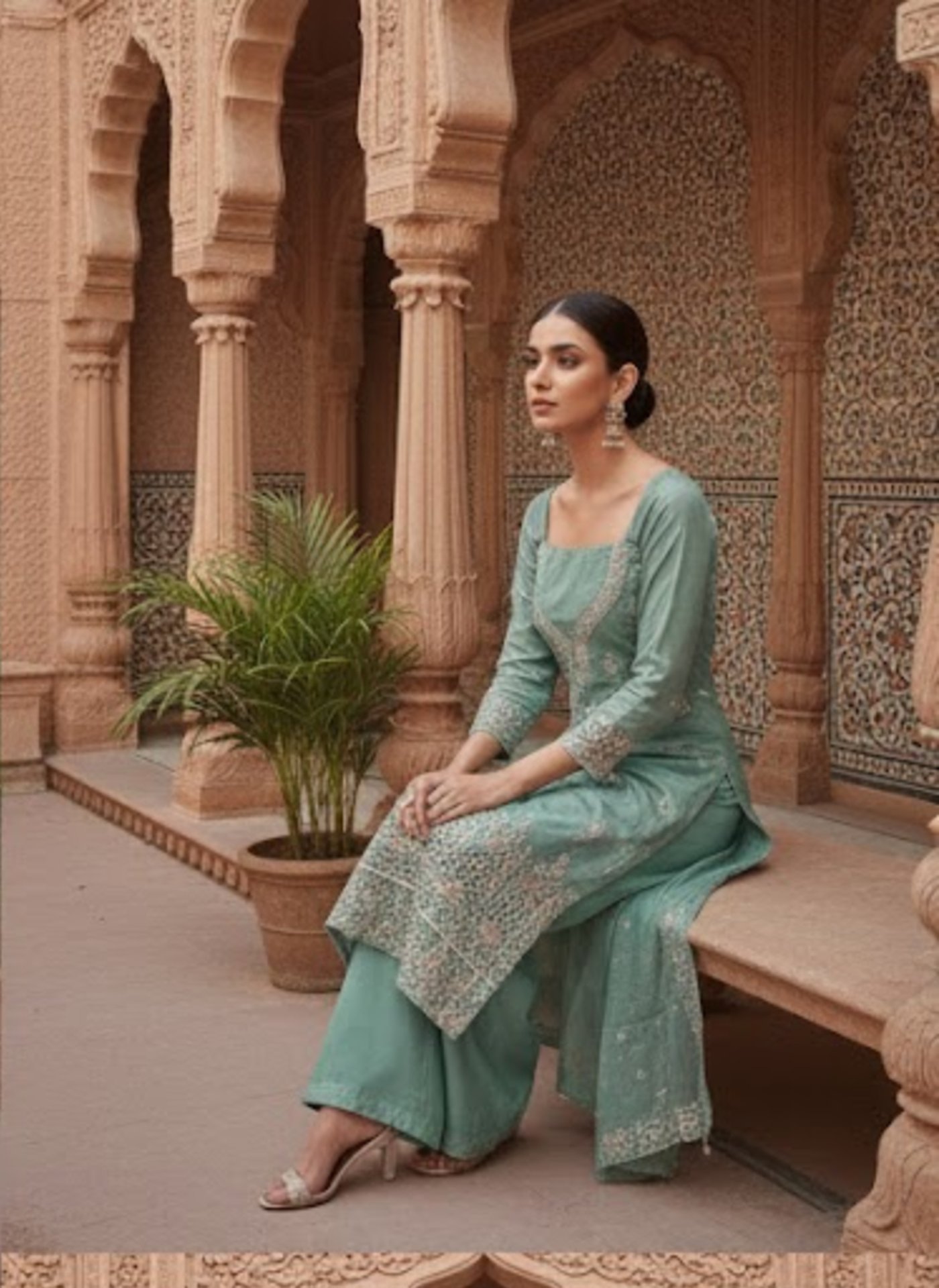 Chiffon Noor Mahal Elegance