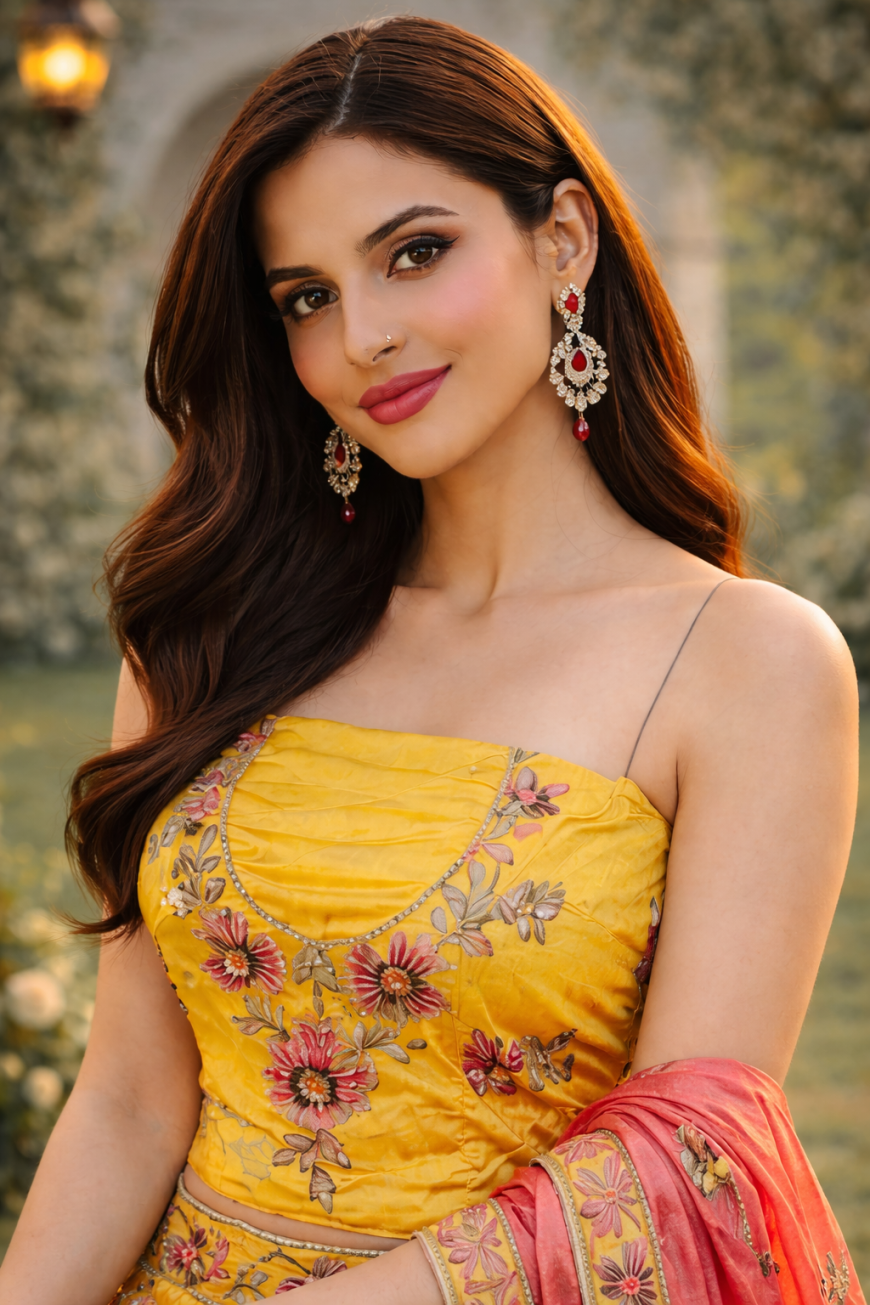 The Haldi Sunshine Lehenga.