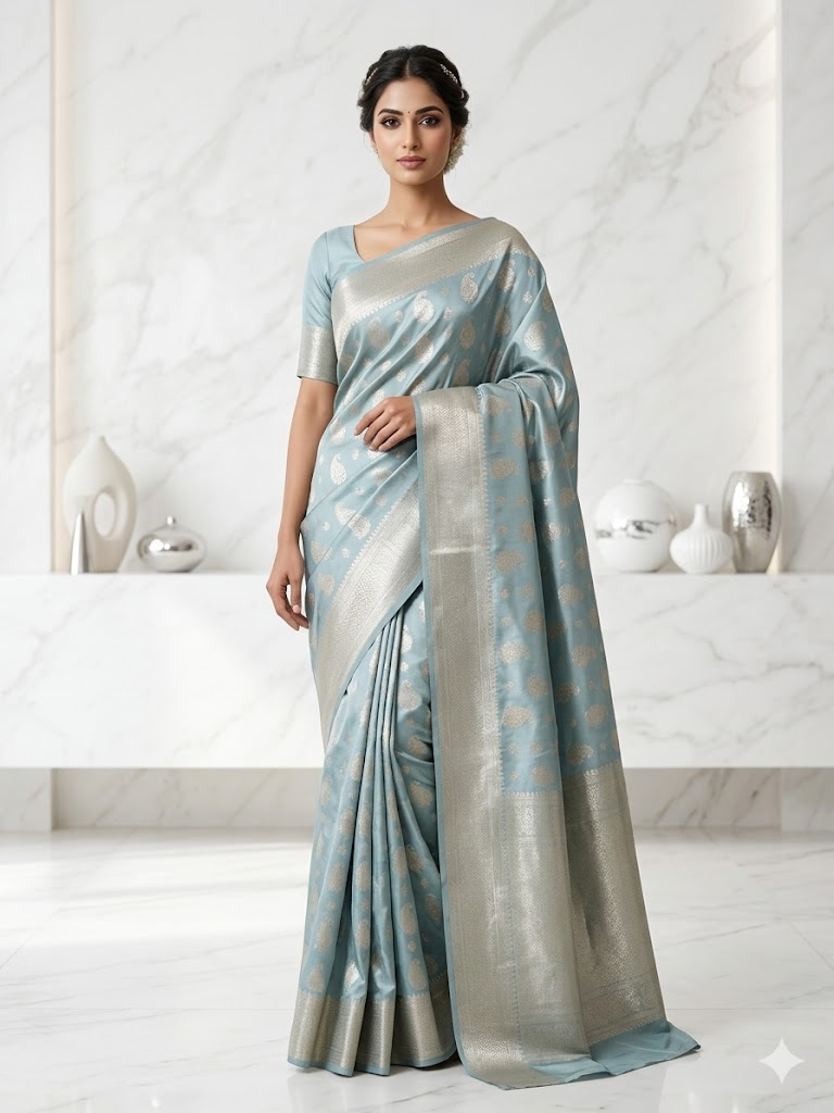 The Rajwadi Light Blue: