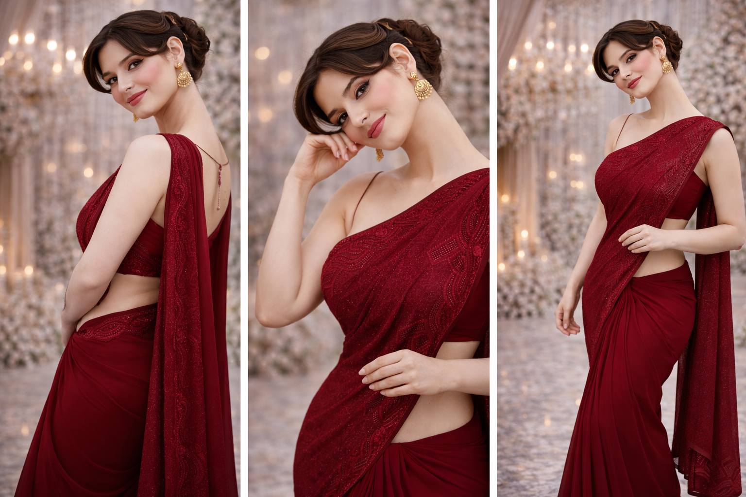 The Passion Red Saree