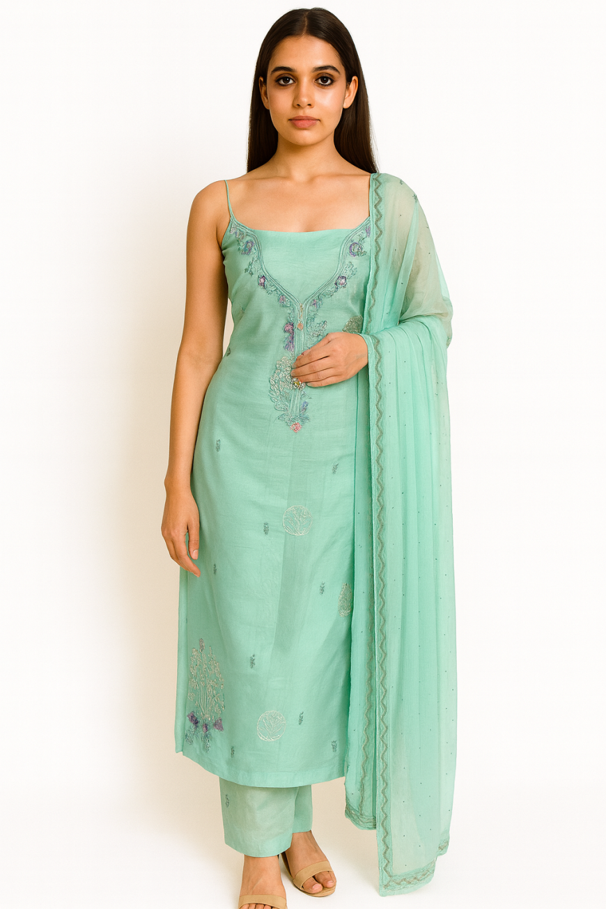 "Seafoam Serenity Unstitched Set"