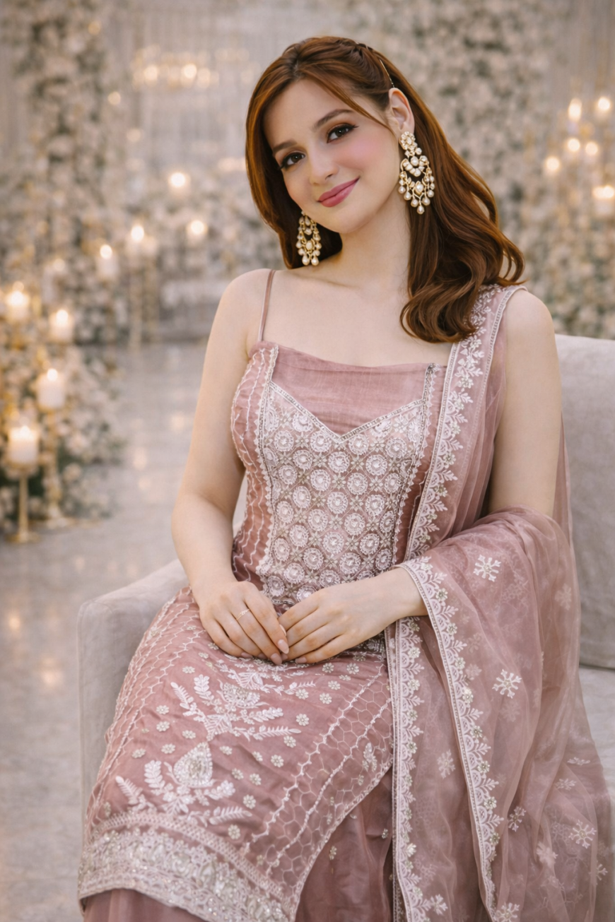 The Champagne Glow Suit.