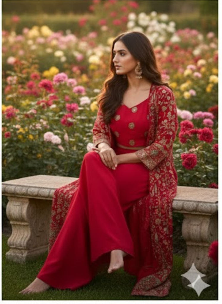 "The Royal Gulabi Shrug"