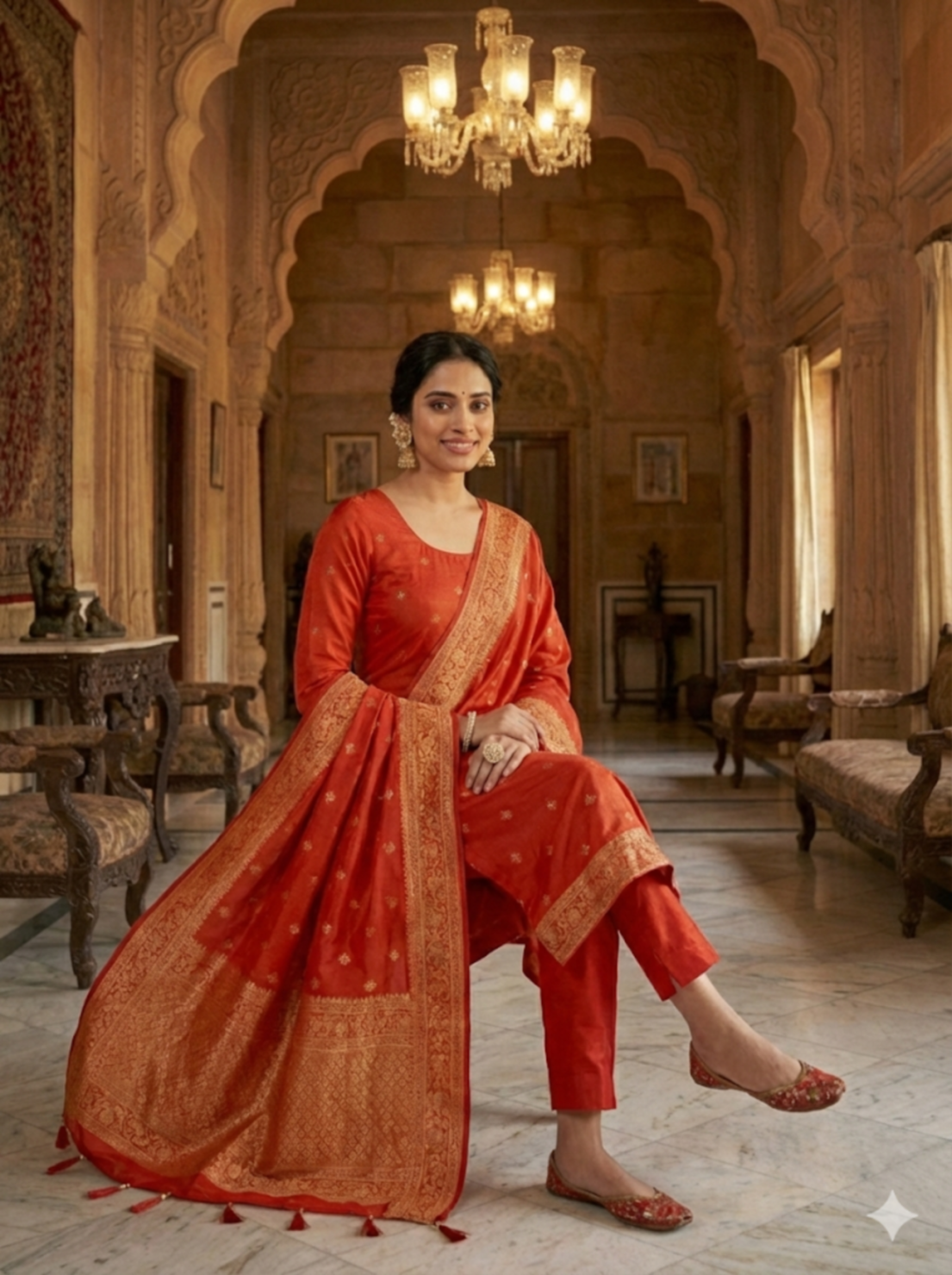 "The Majestic Haveli Muse"