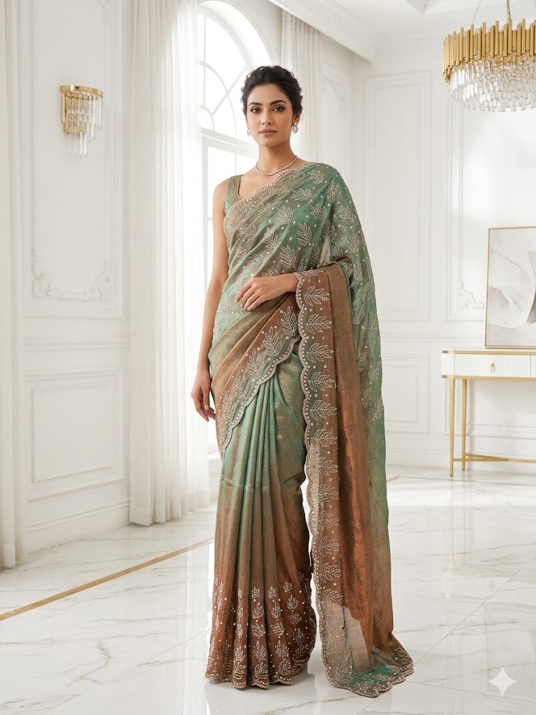 The Leafy Noor Drape Saree
