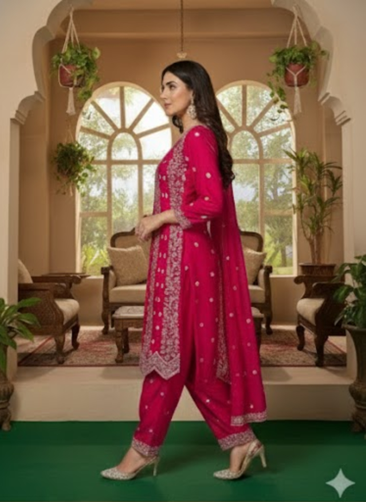 "Fuchsia Filigree."