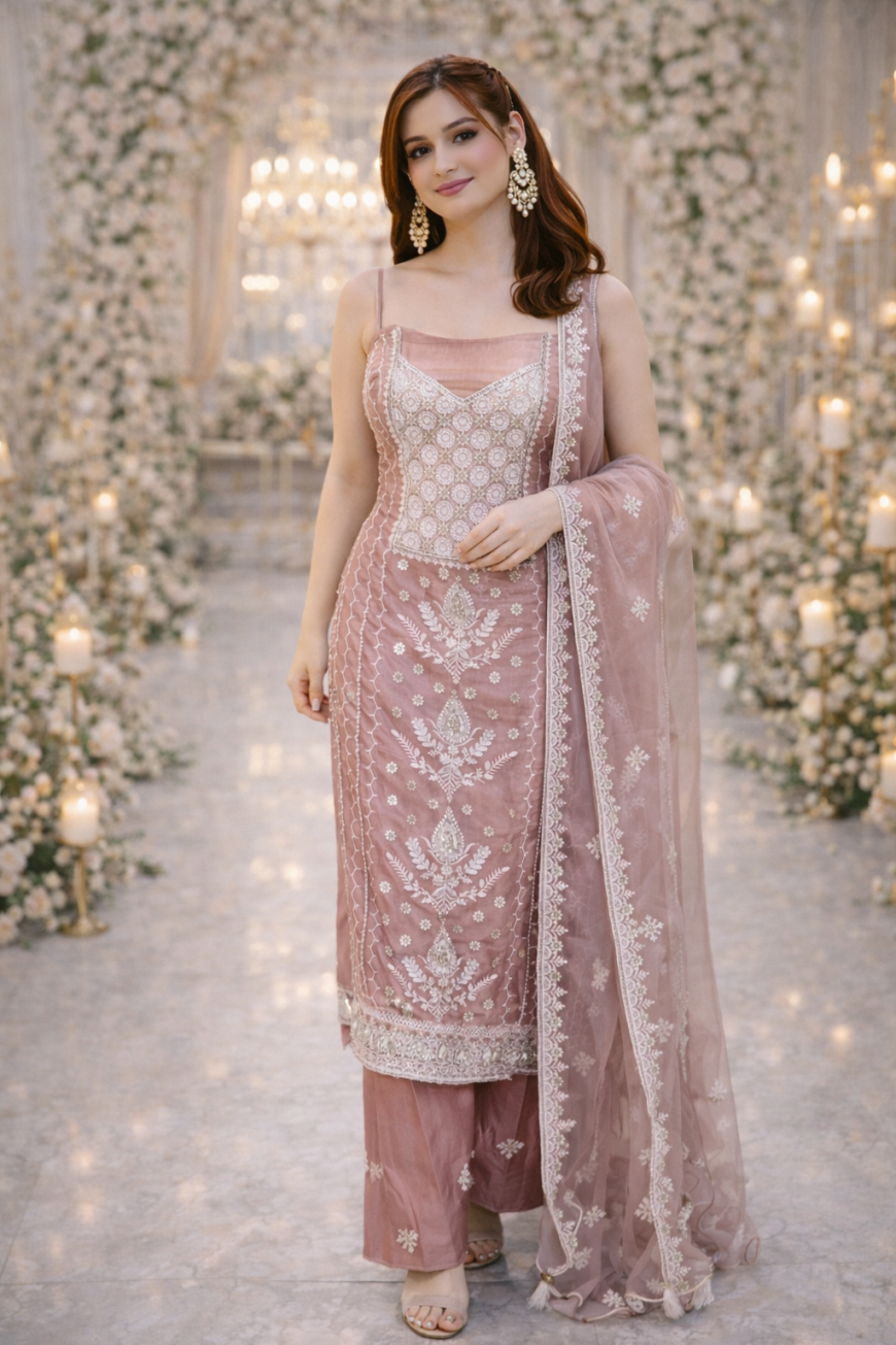 The Champagne Glow Suit.