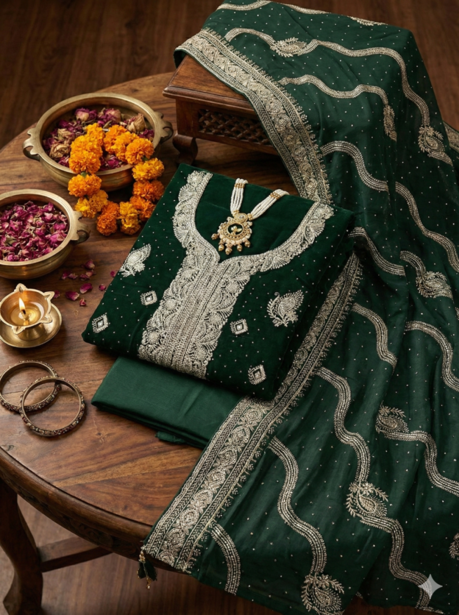 Imperial Evergreen Handcrafted Suit