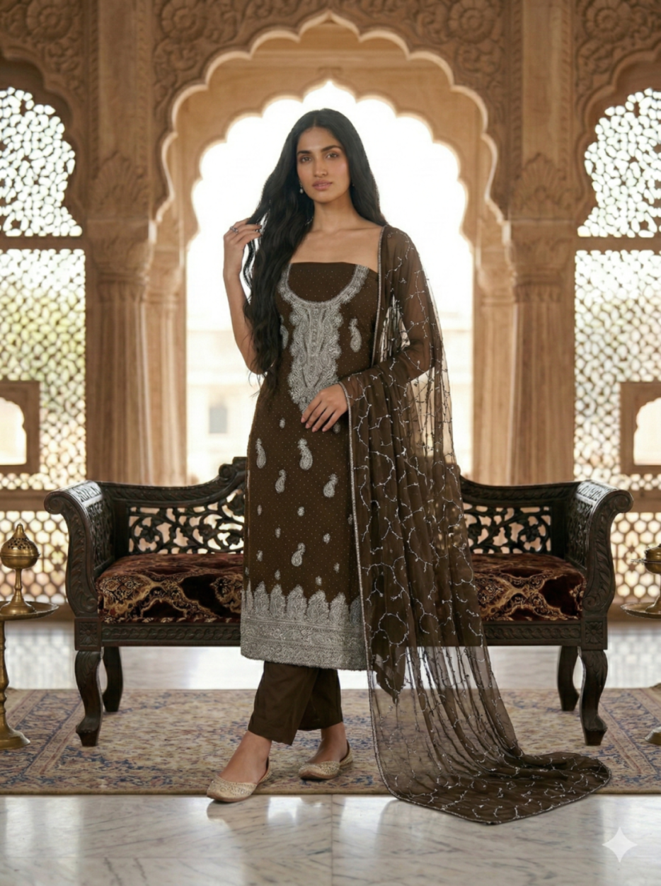 Bamber Fox Aurelia Mocha Royale