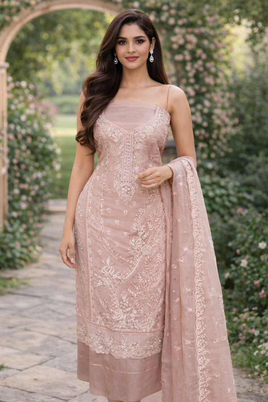 Chiffon Shahi Rose Grace