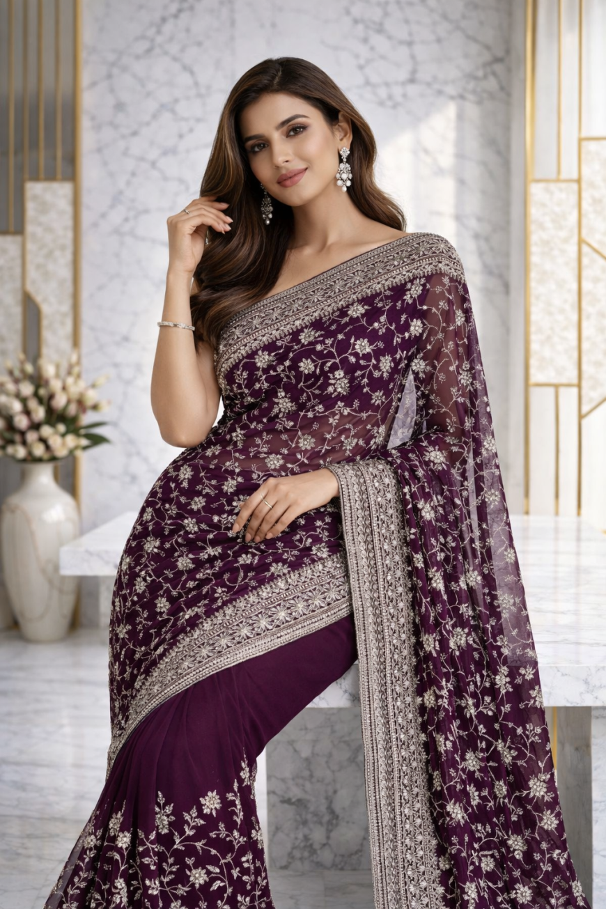 The Royal Malmal Saree