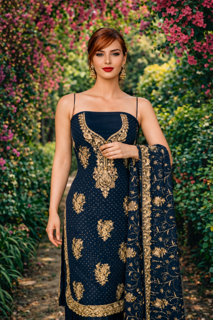 "The Ethereal Gilded Bloom"