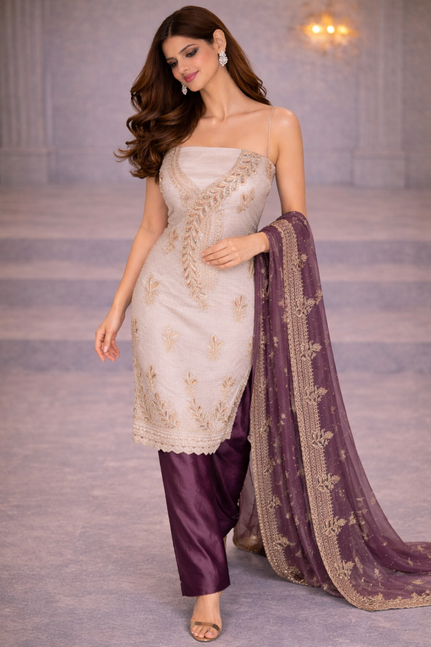 Fox Georgette Aura of Grace