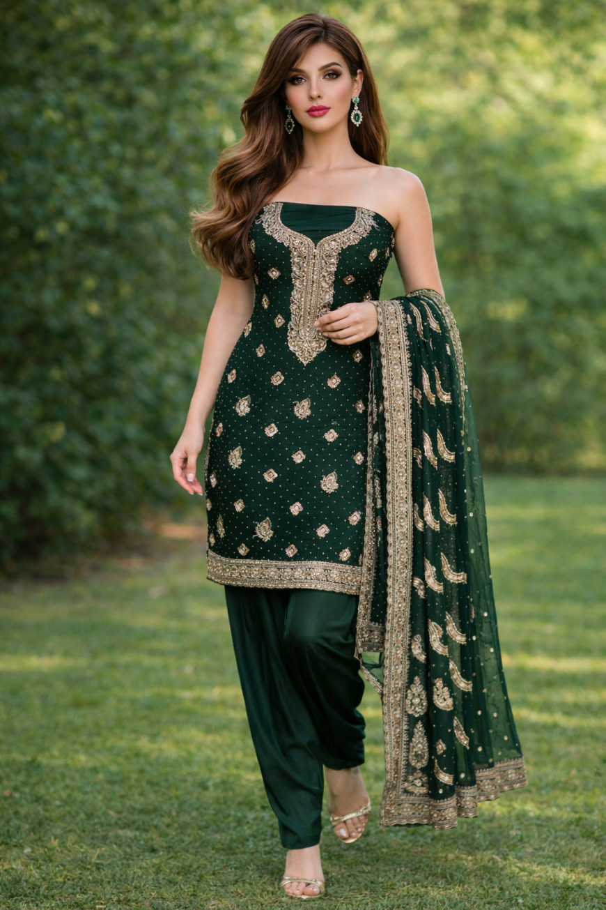 Imperial Evergreen Handcrafted Suit