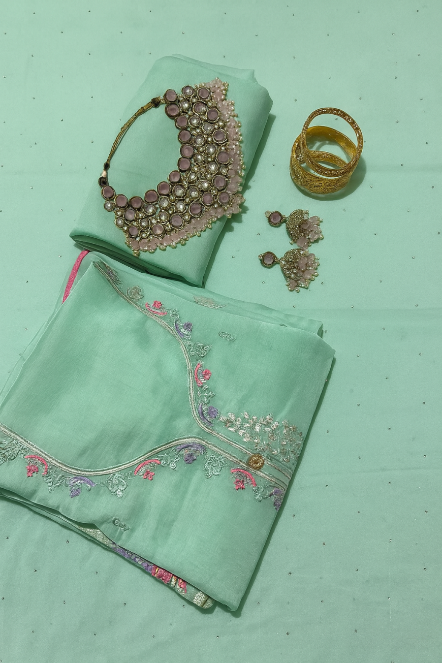 "Seafoam Serenity Unstitched Set"