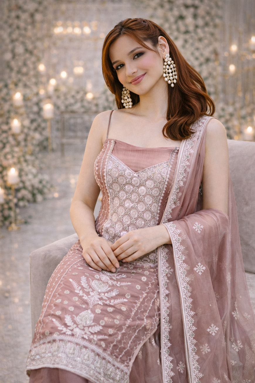 The Champagne Glow Suit.