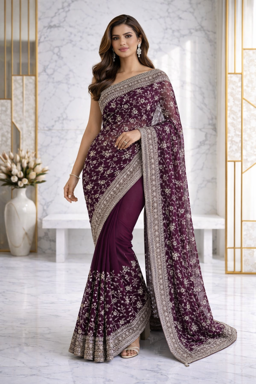 The Royal Malmal Saree