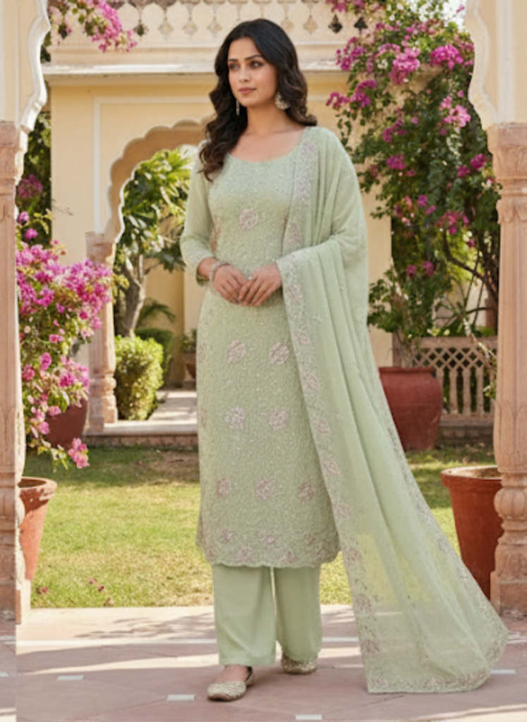 Fox Georgette Gul-e-Pista Grace