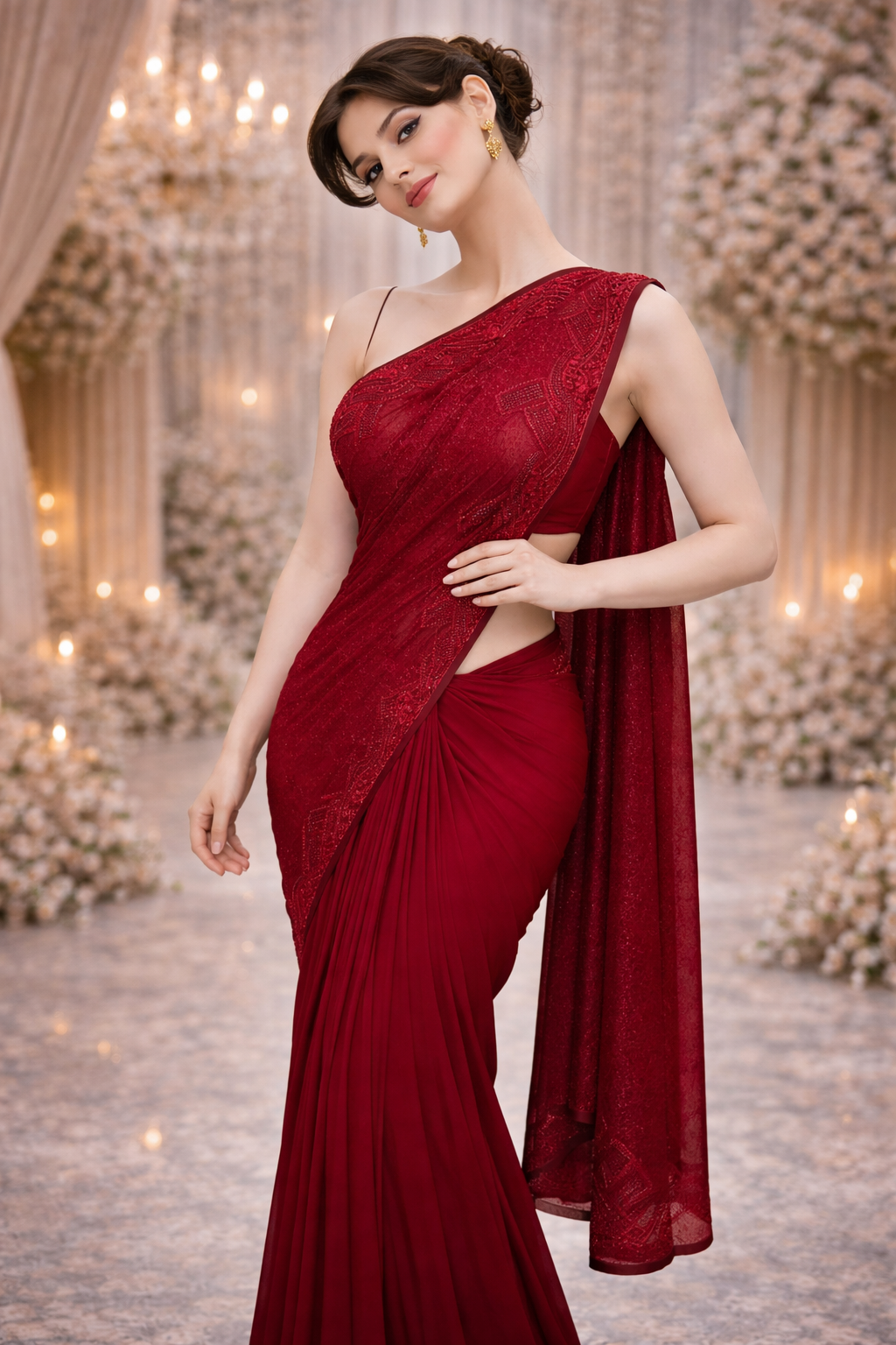 The Passion Red Saree