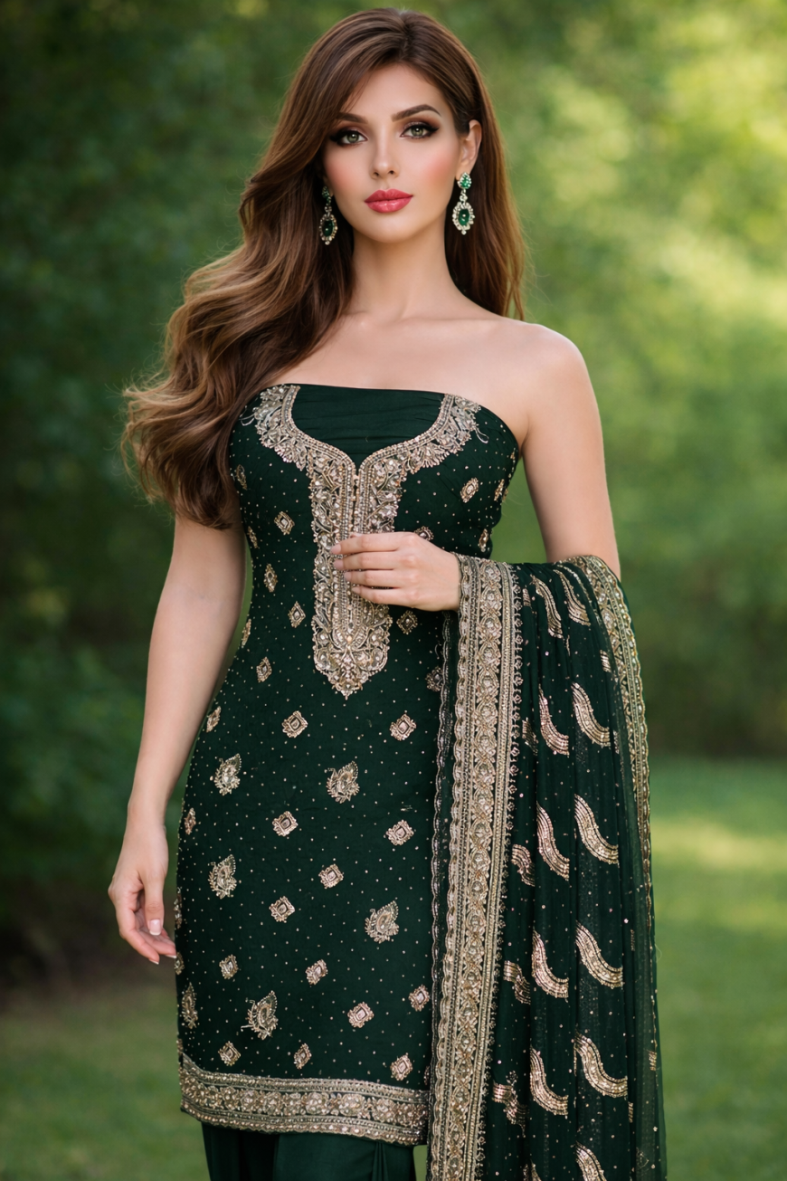 Imperial Evergreen Handcrafted Suit