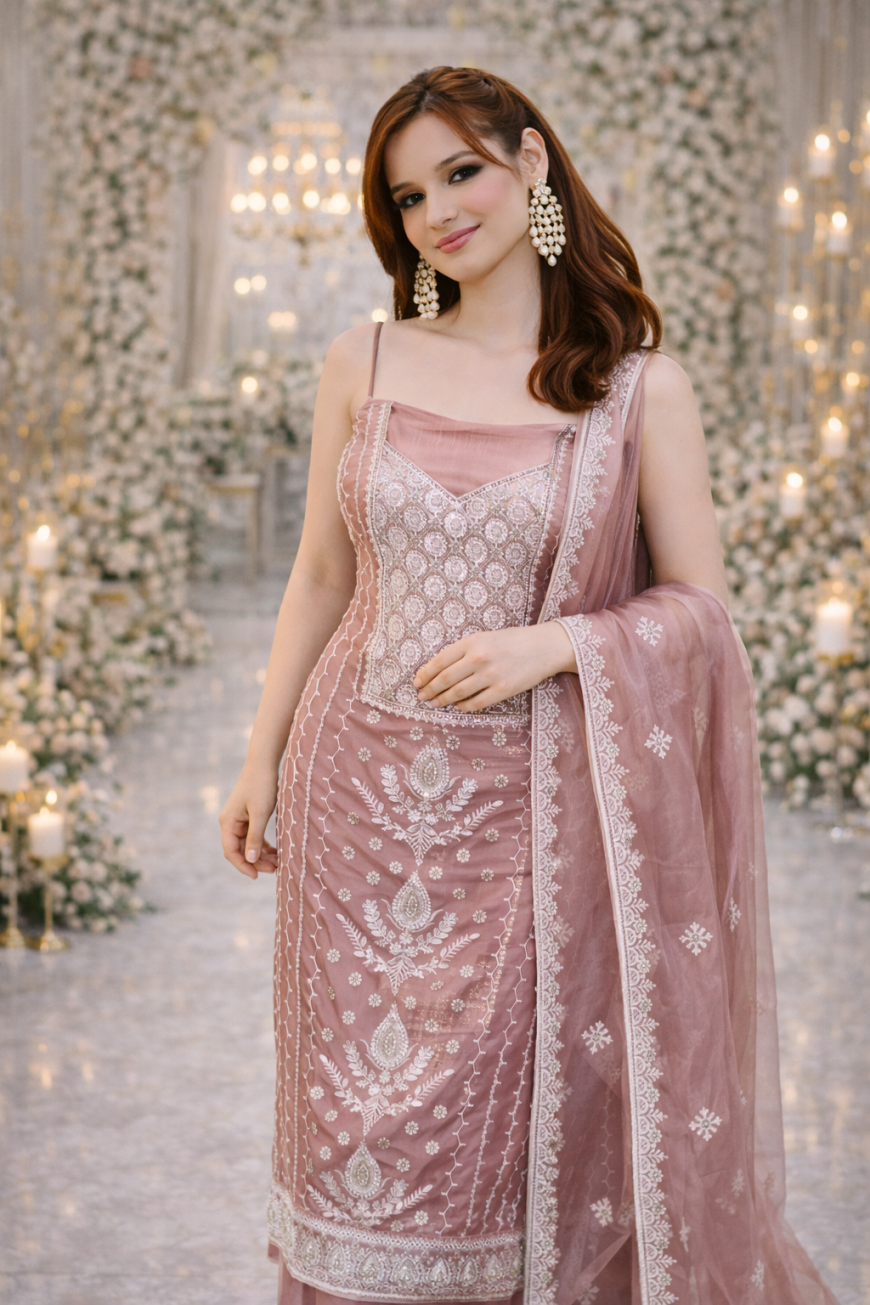 The Champagne Glow Suit.