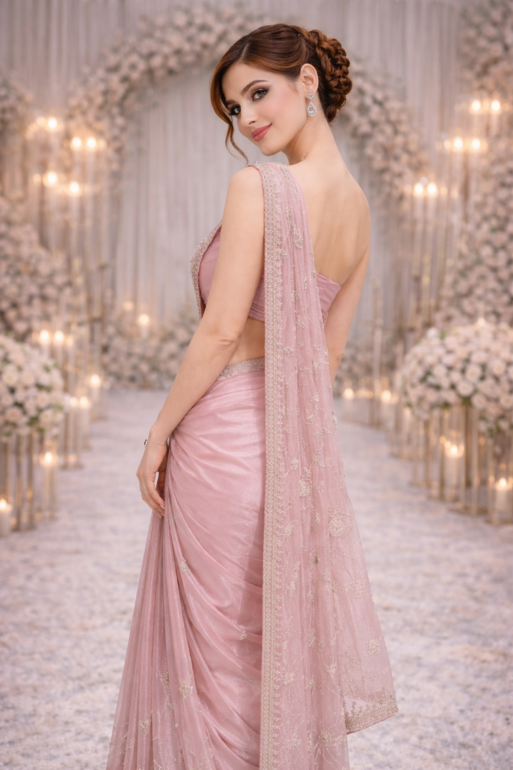 "The Blush Fantasy Saree"