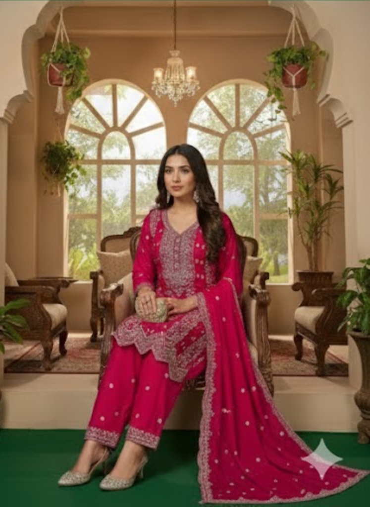"Fuchsia Filigree."