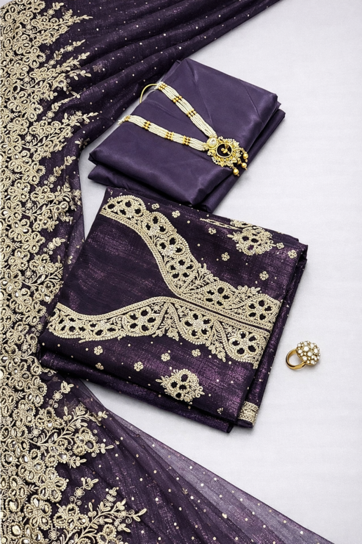 SILK Royal Zardozi Heritage Suit