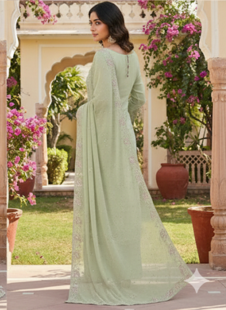 Fox Georgette Gul-e-Pista Grace