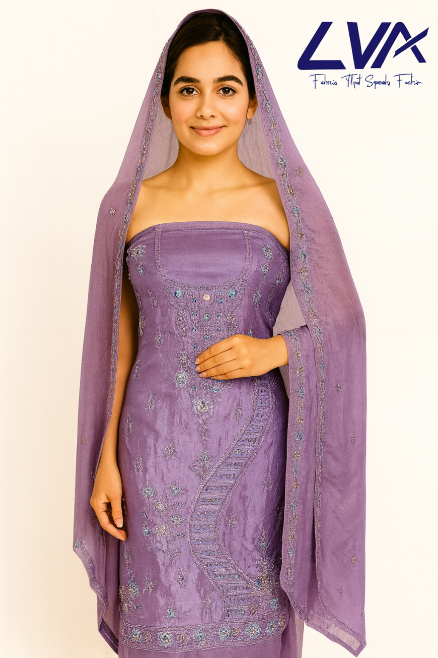 Premium Embroidered Suit Set