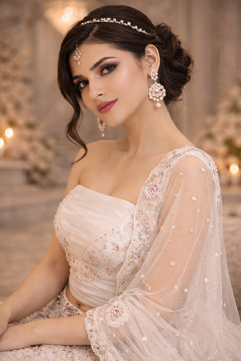 The Ivory Pastel Dream Lehenga